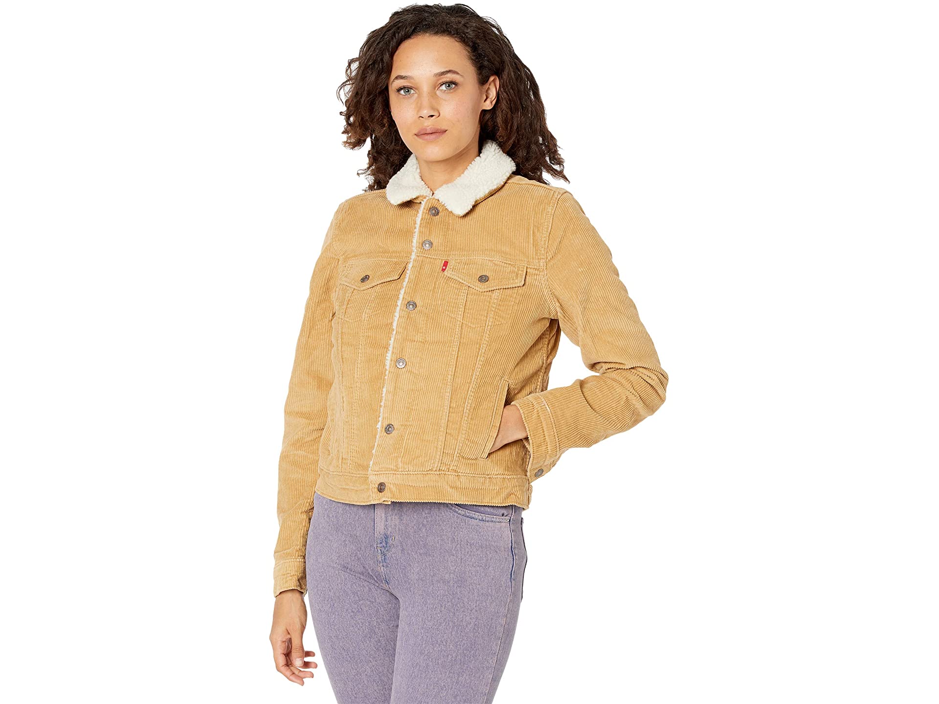reversible vintage fit sherpa trucker jacket
