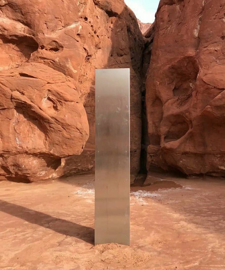 We Have Some Questions About The Mysterious Monolith Found In Utah — & Romania