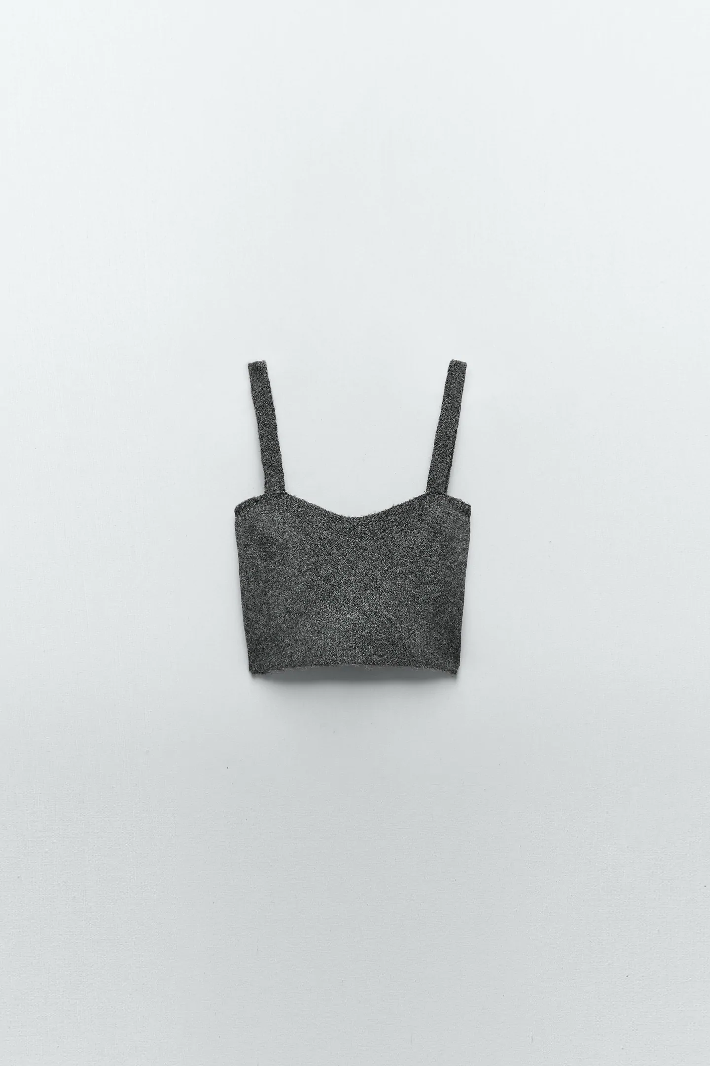 Zara soft feel cropped top Clearance