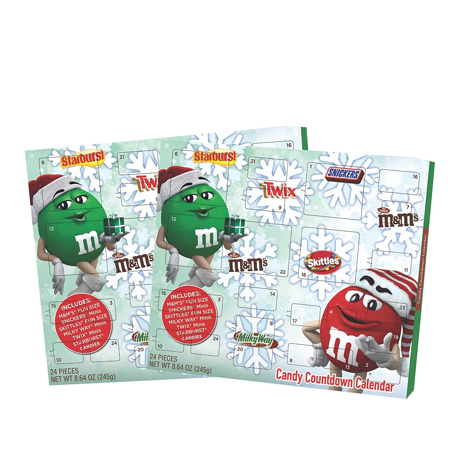 Mars 2020 Assorted Candy Christmas Advent Calendar Mars 2020 Assorted Candy Christmas Advent Calendar