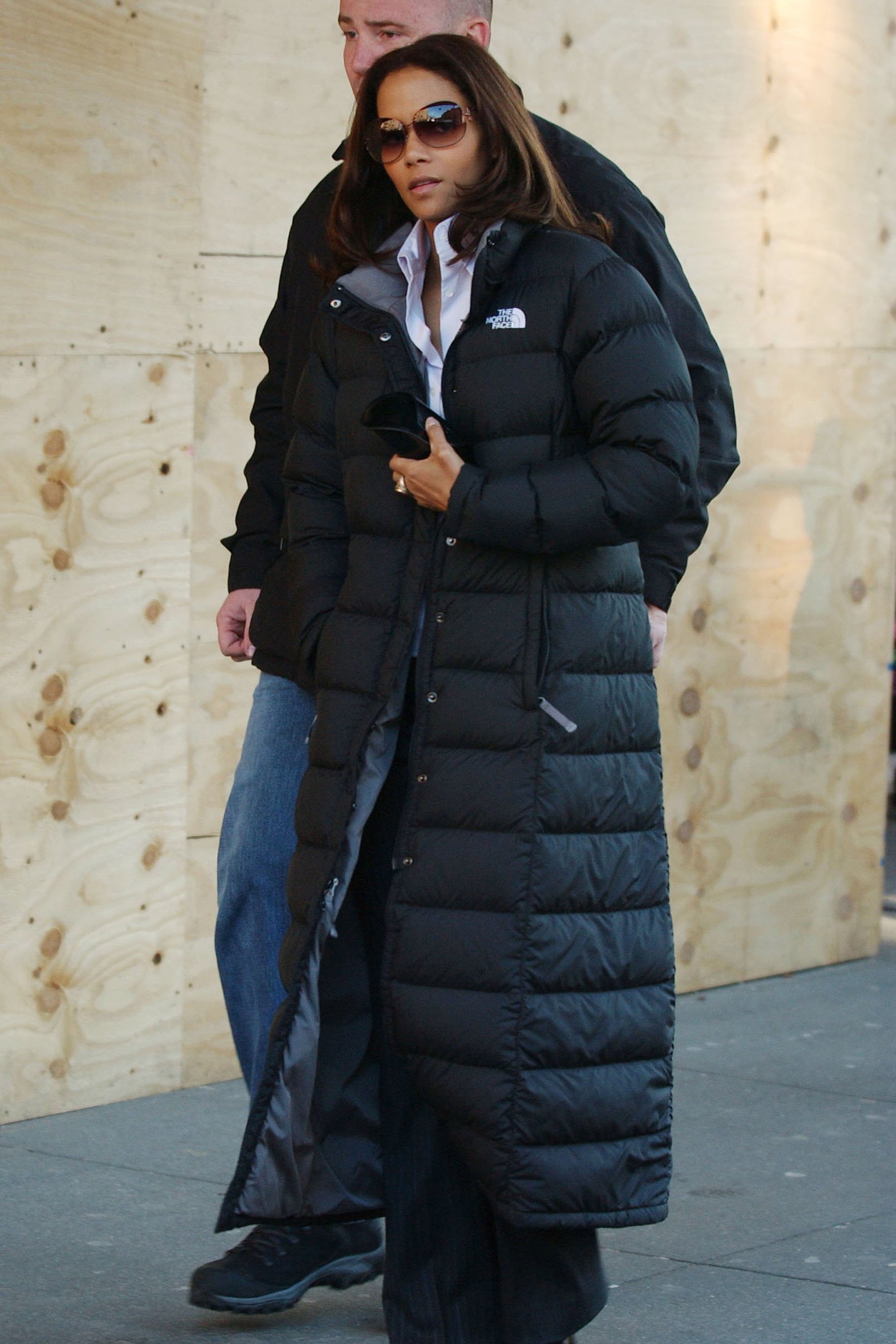 the north face long puffer coat