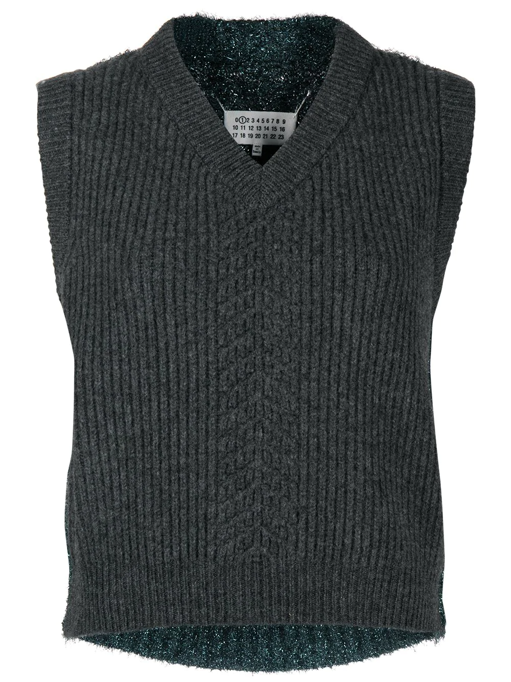 Maison Margiela + Two-Tone Sweater Vest