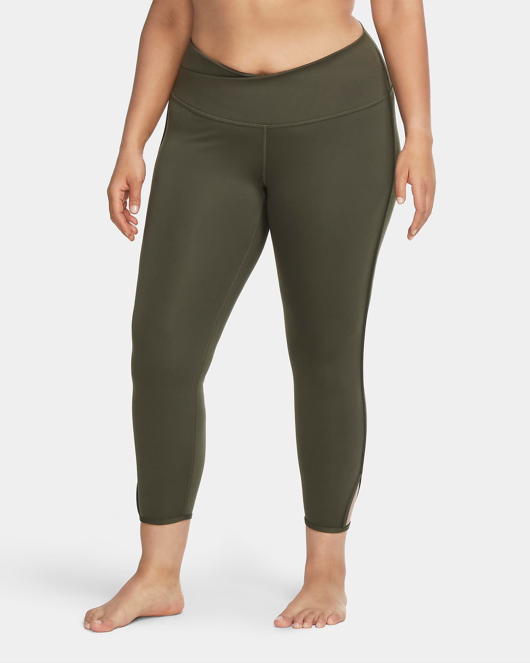 green nike tights