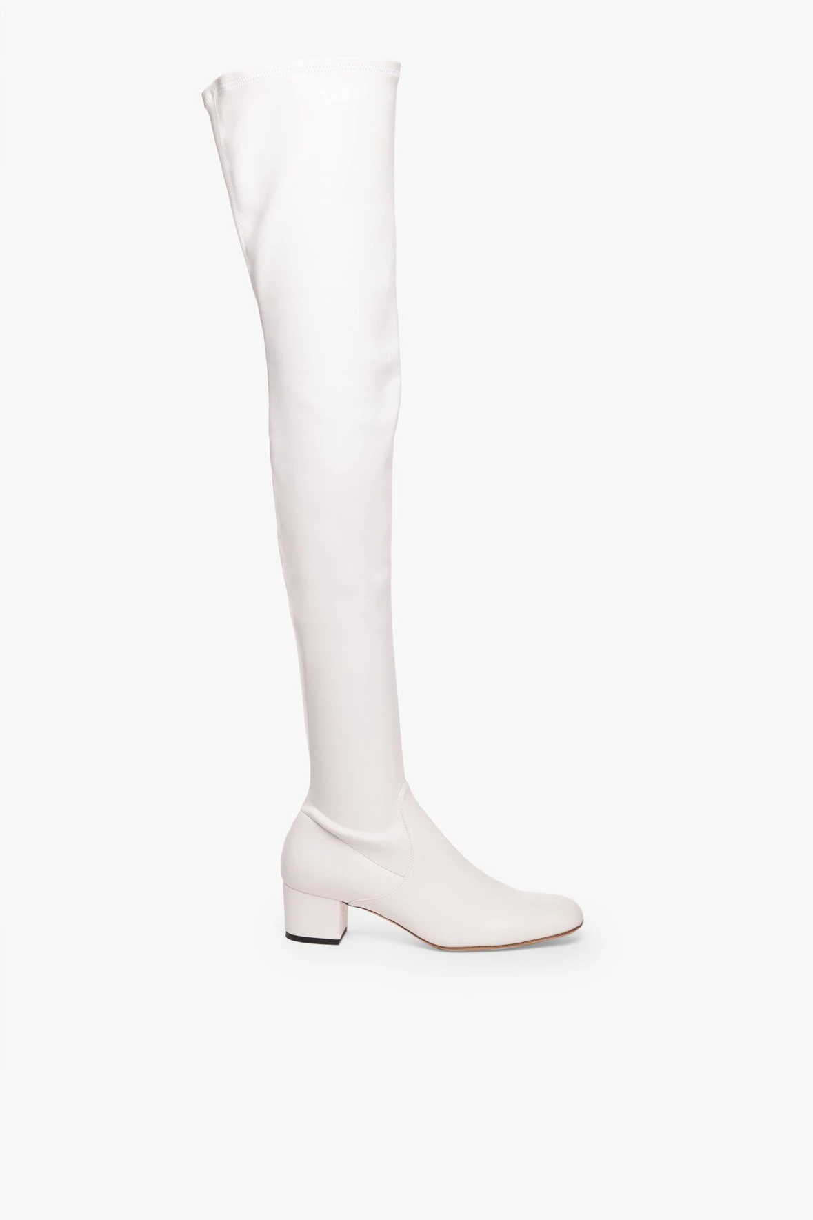 White Boots - Faux Leather Boots - Knee High Boots - Lulus