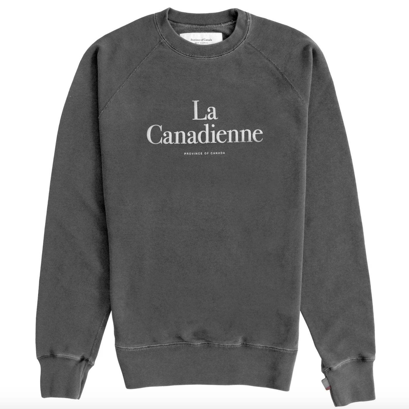 Province of Canada La Canadienne Sweatshirt Washed Black - Main Image