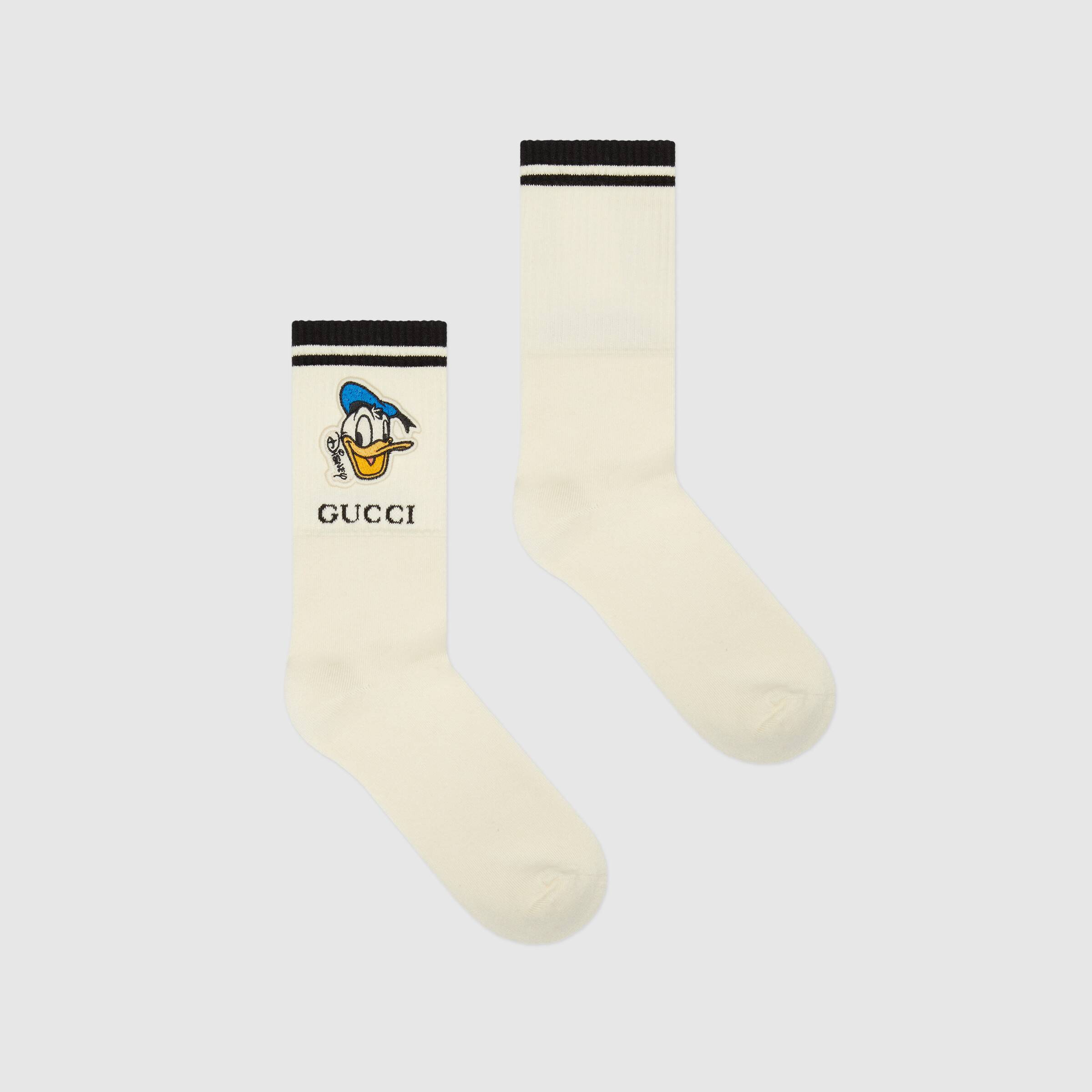 Disney x Gucci + Donald Duck Cotton Blend Socks