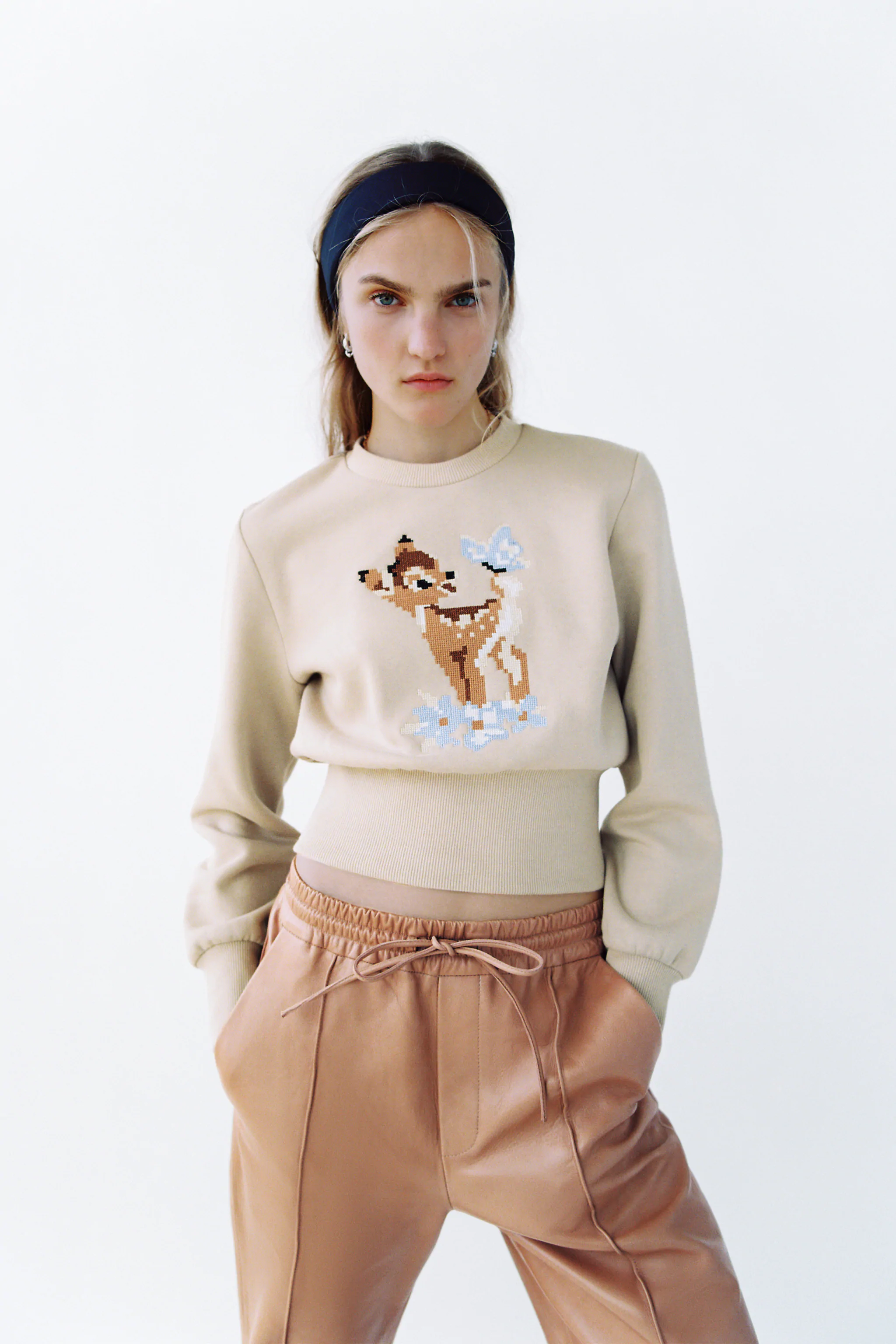 Bambi sweatshirt sale zara