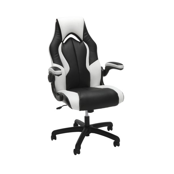 OFM Essentials Collection High Back Racing Style Bonded Leather