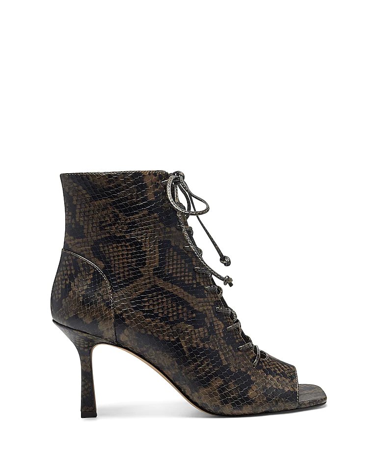 vince camuto black lace up boots