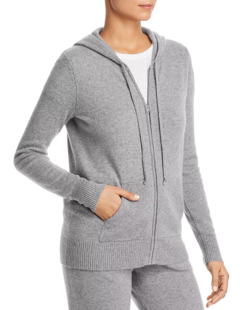 C by Bloomingdale’s + Cashmere Zip Hoodie