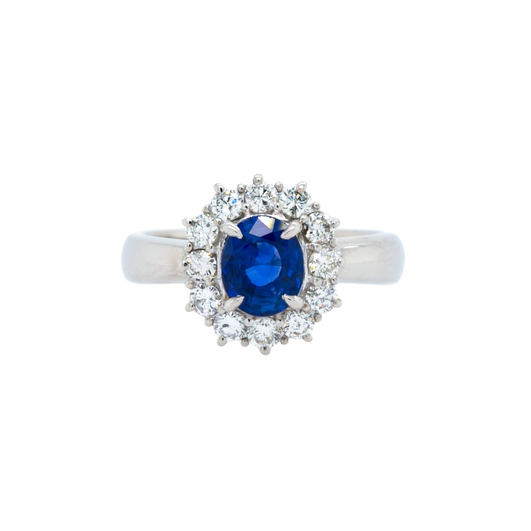 Vintage + Vintage Astorville 1.13ct Sapphire Engagement Ring