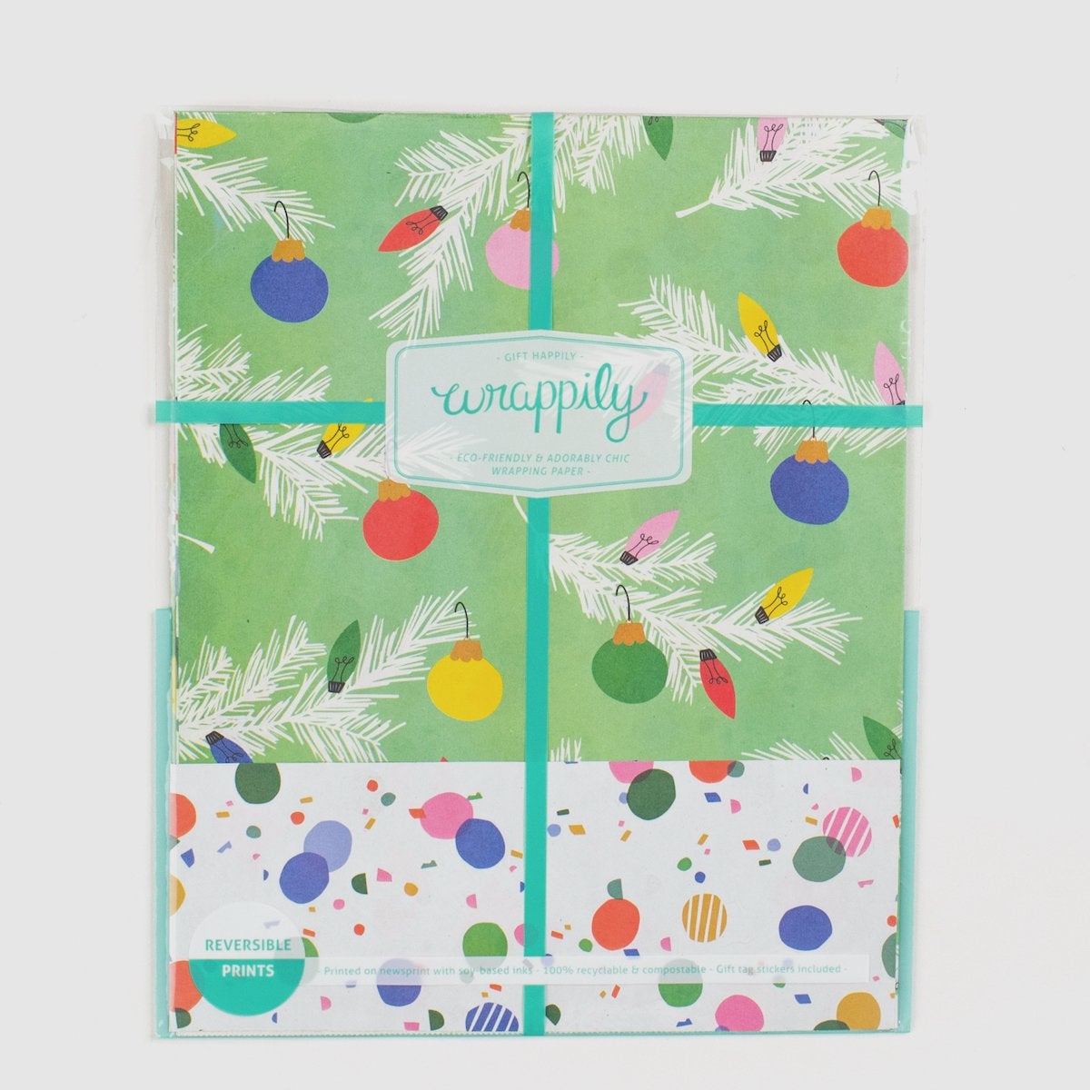 Birthday Wrapping Paper - Double Sided & Eco Friendly - Wrappily