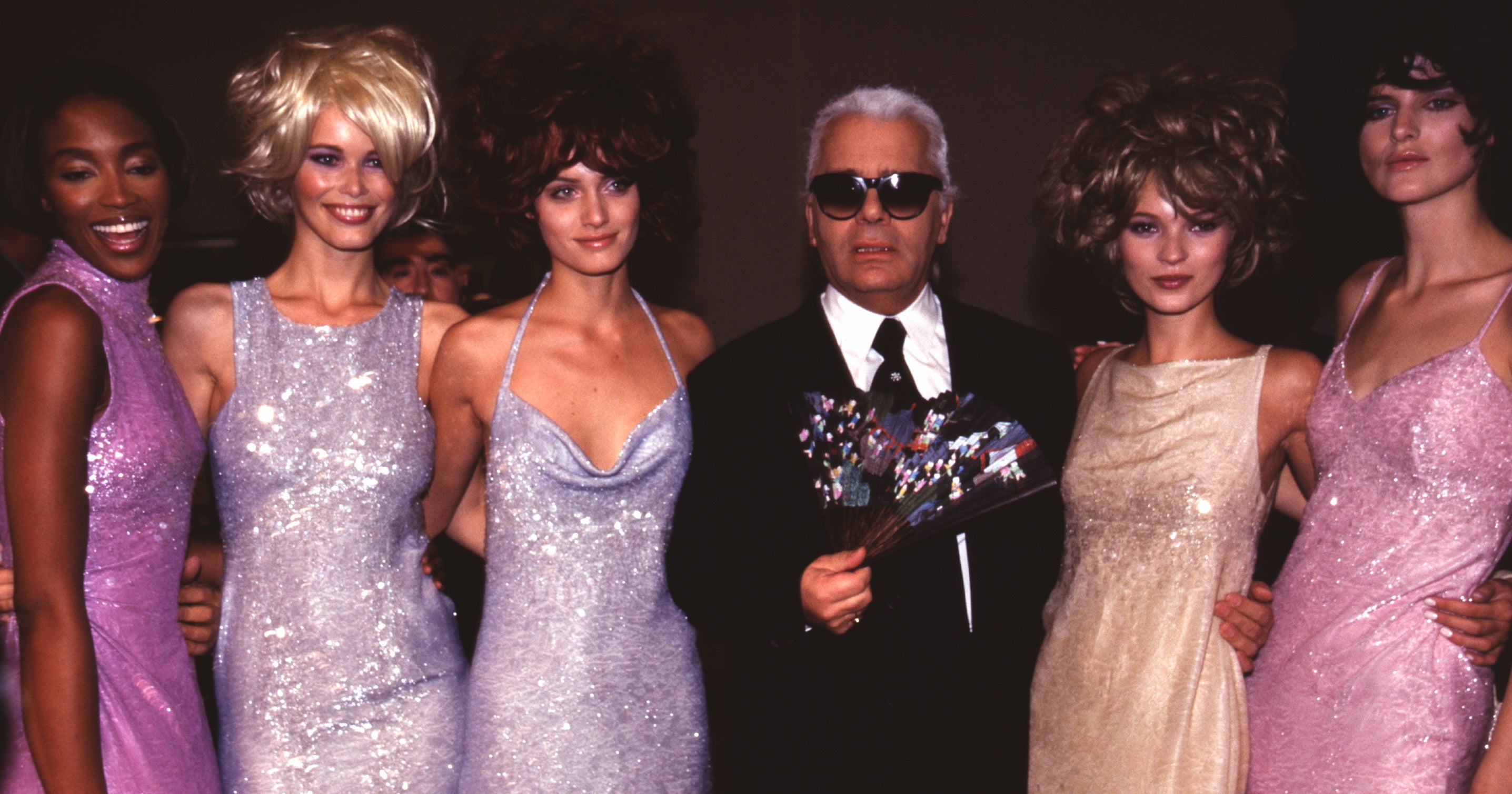 90s Chanel: Karl Lagerfeld, Naomi, Kate & Claudia