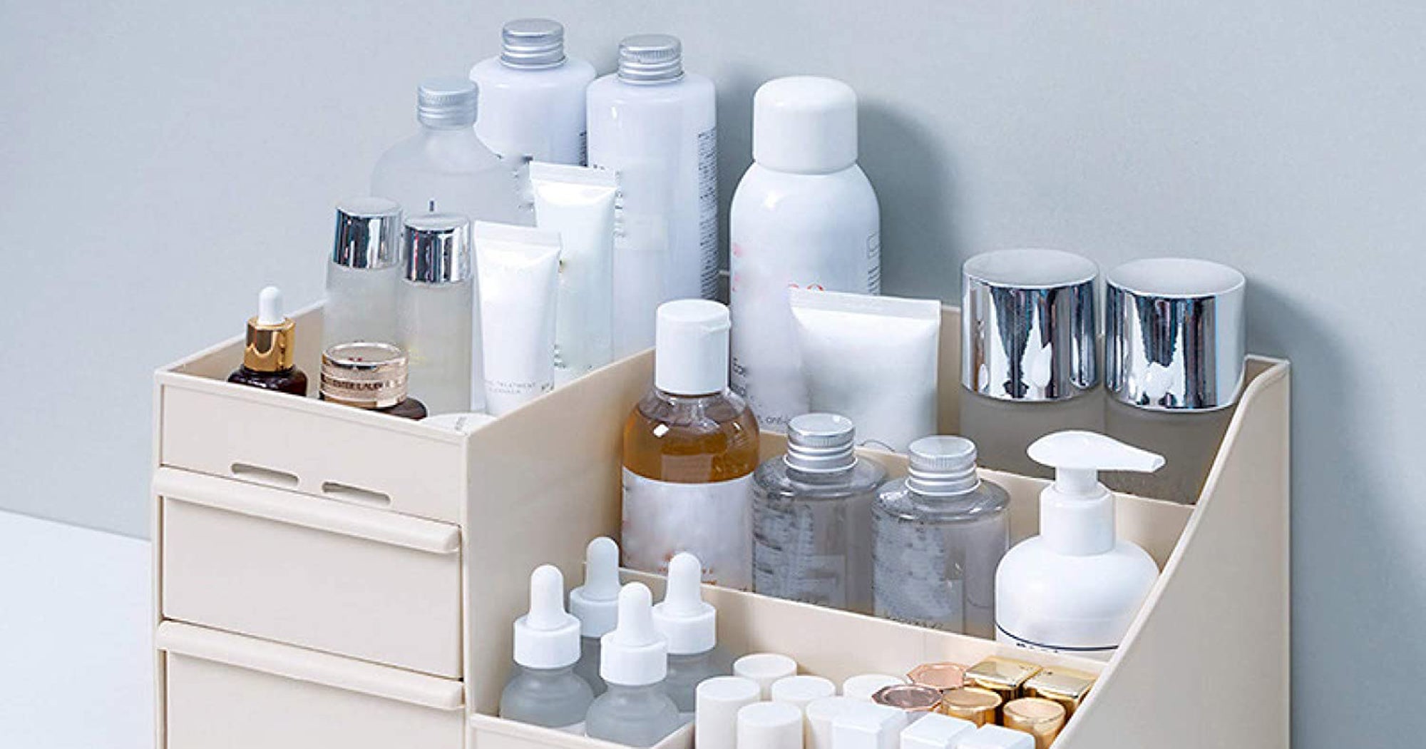 25 Best Bathroom Countertop Storage Ideas