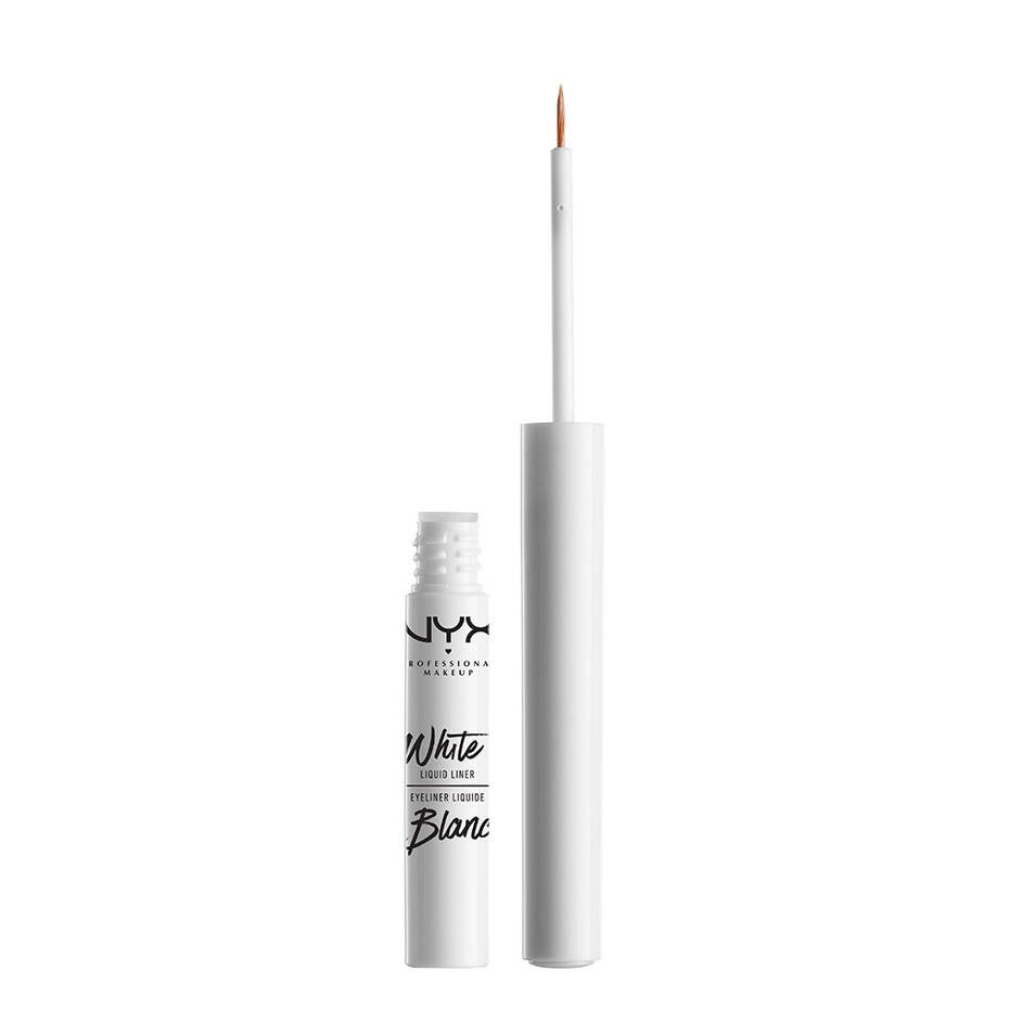 NYX Cosmetics + Matte White Liquid Eyeliner