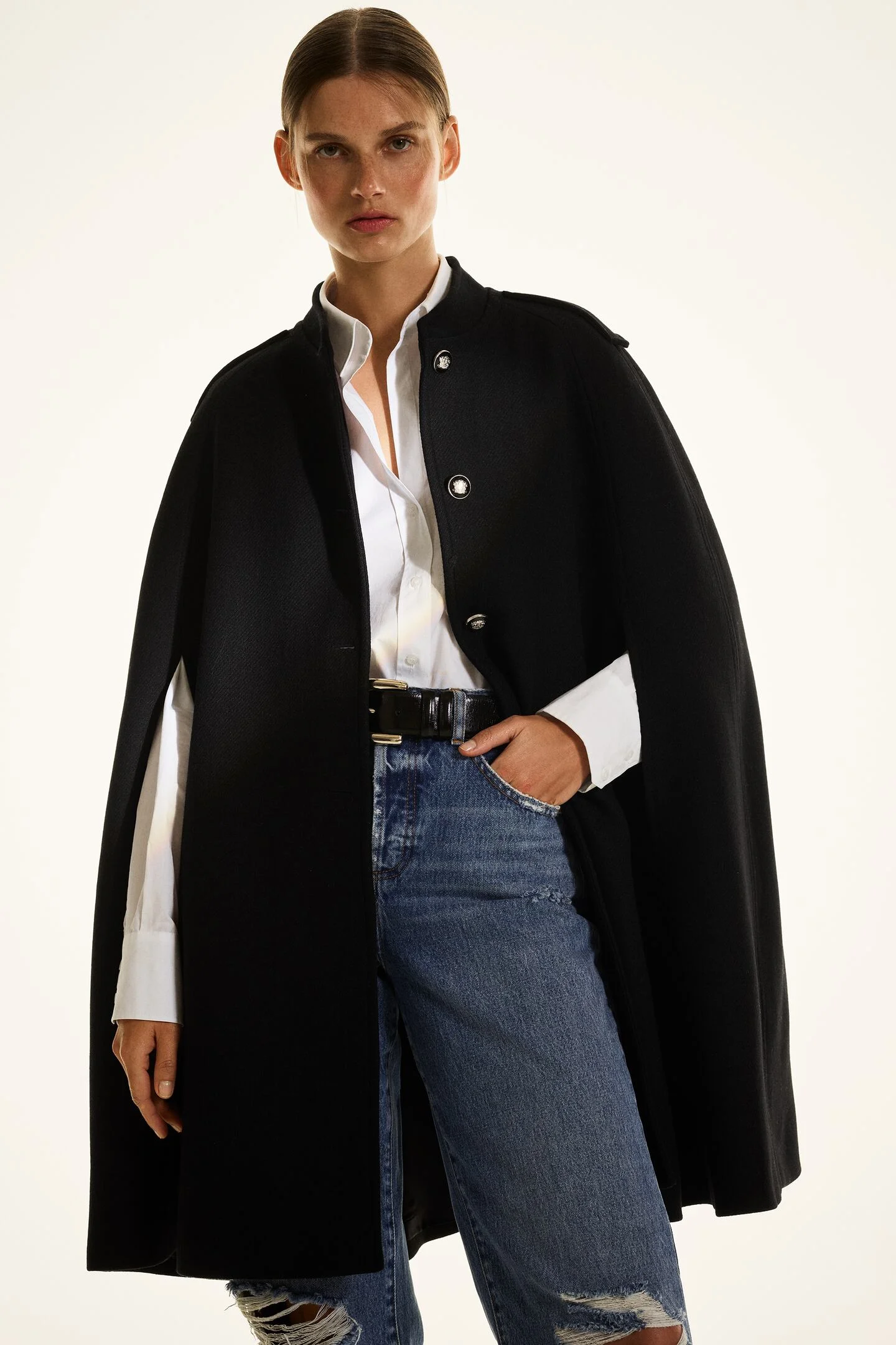 Zara long cape coat Clearance