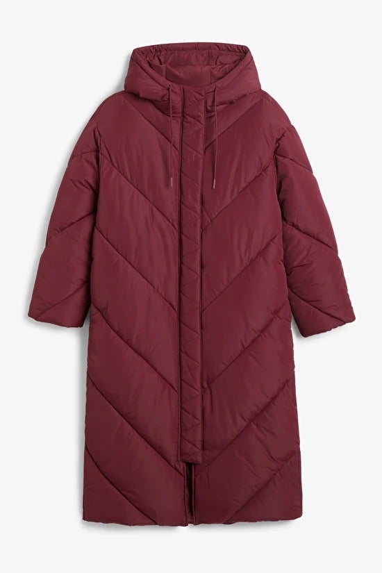 monki puffer coat long