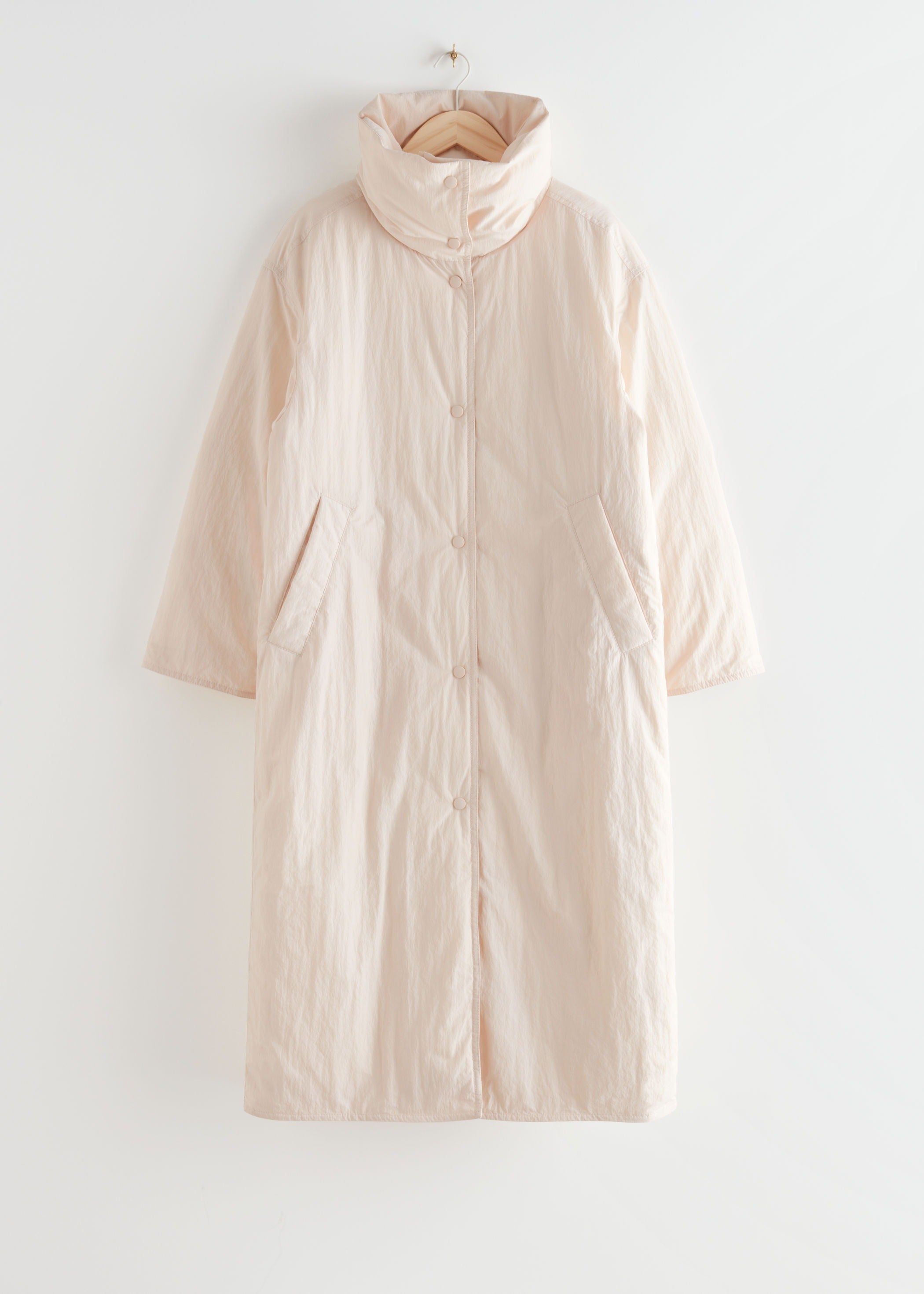 Oversized boxy long puffer jacket Clearance