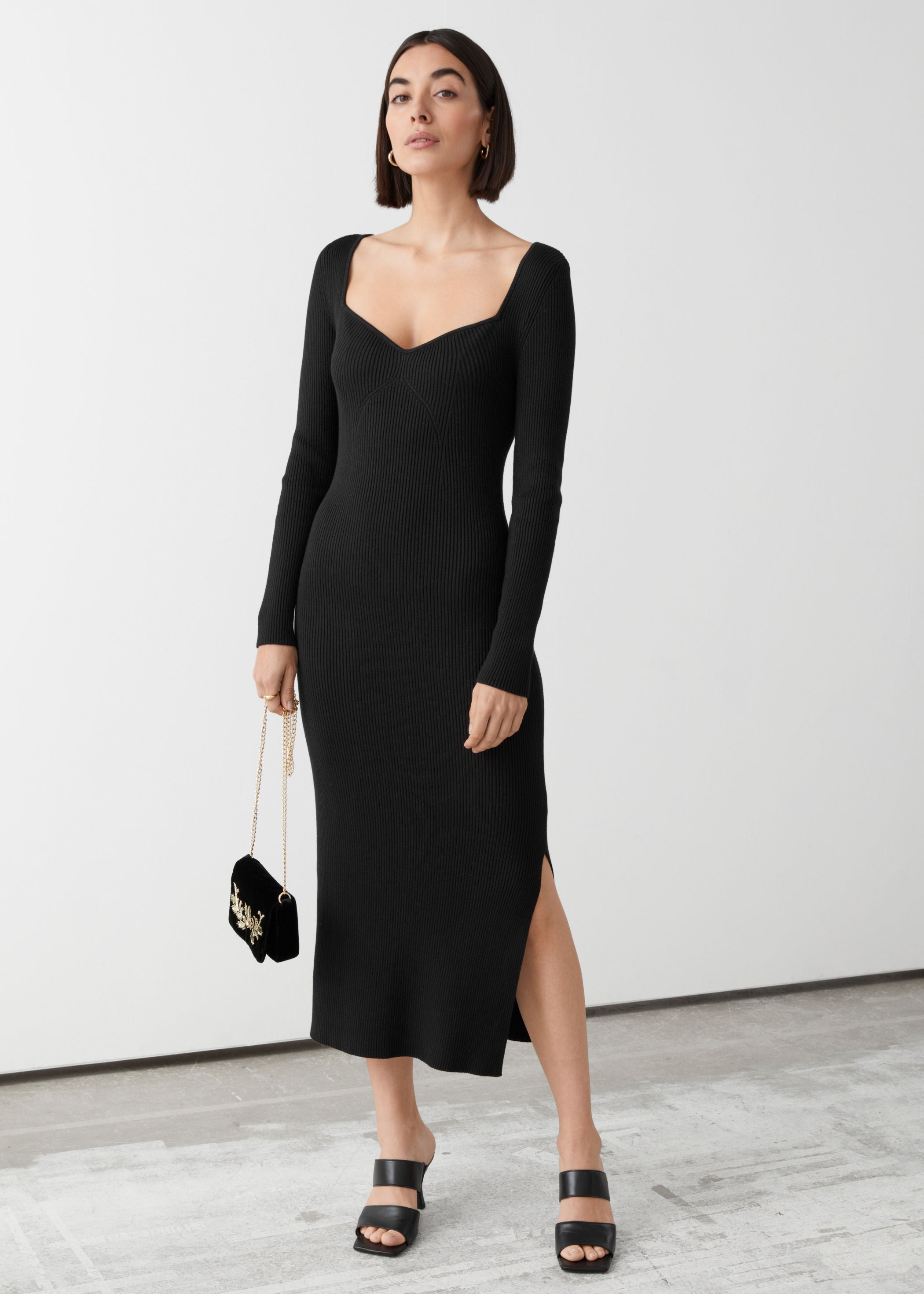 sweet heart neck gown