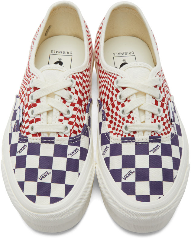 red and purple vans