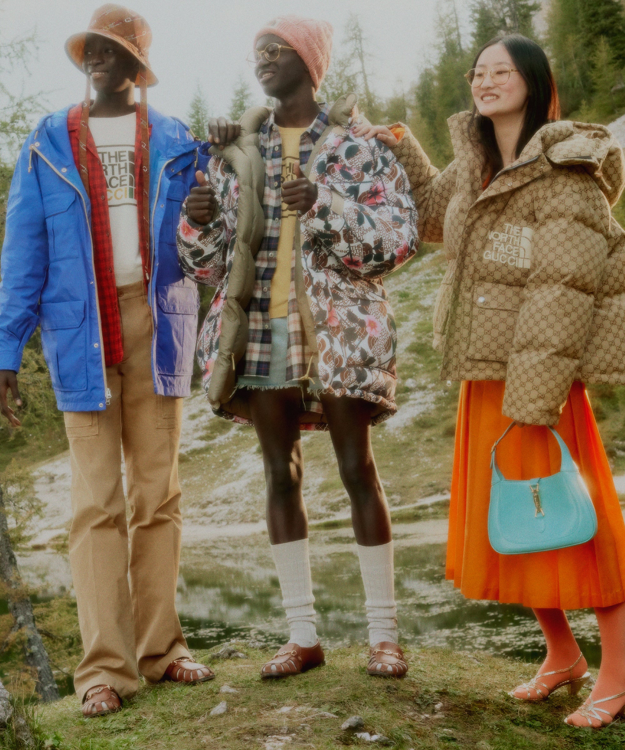 north face gucci green jacket