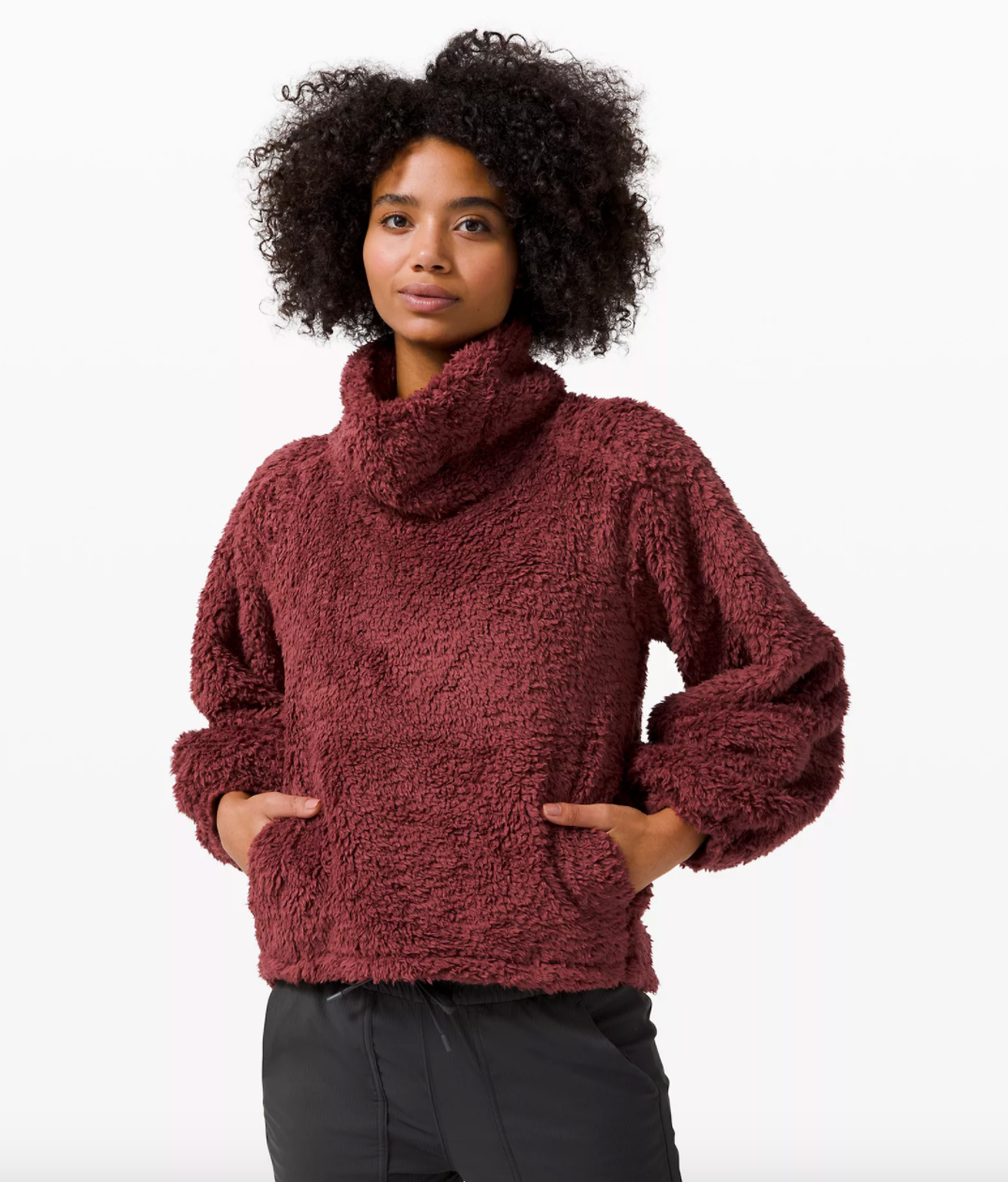 Lululemon + Warm Restore Sherpa Pullover