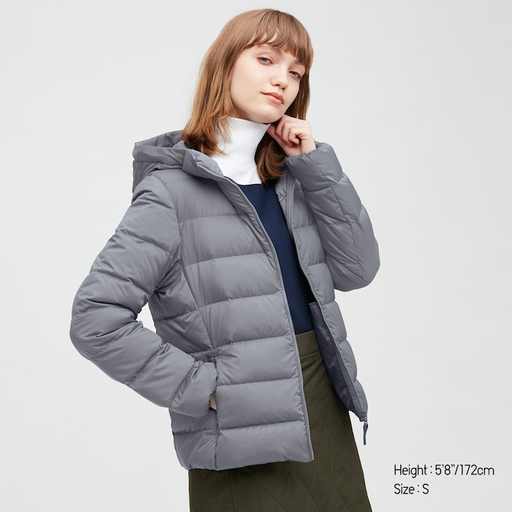 ultra light down parka black