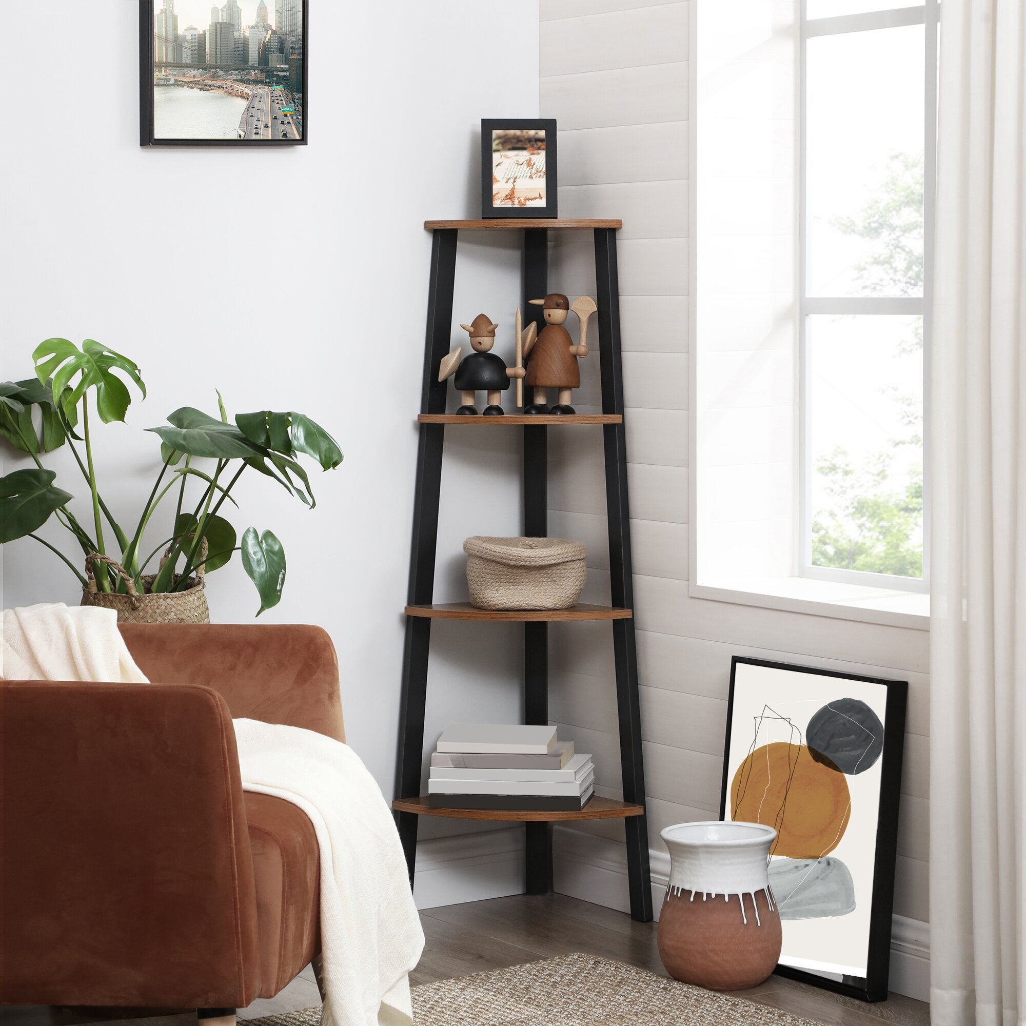 Drumm corner on sale bookcase gracie oaks