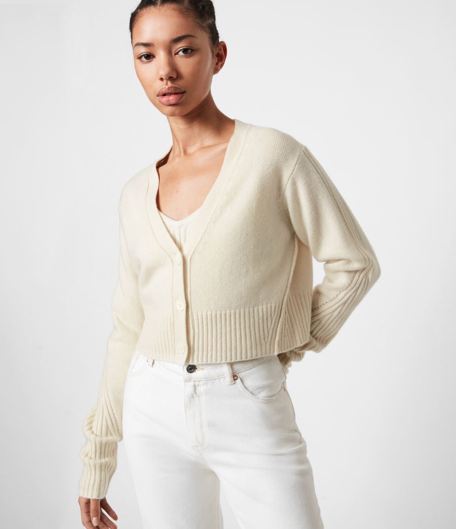 AllSaints + Drew Cashmere-Wool Cardigan