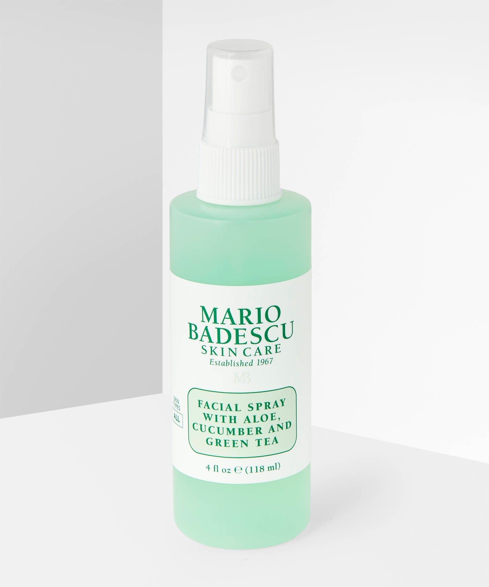 Mario + Facial Spray with Aloe, Cucumber Green Tea