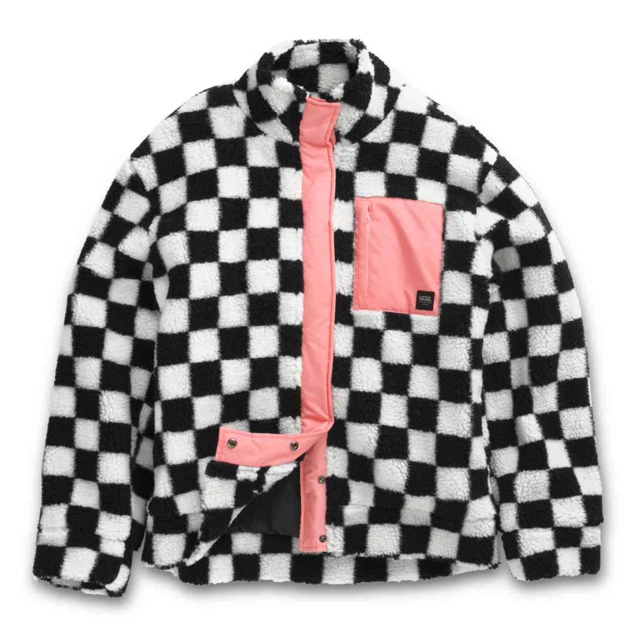 Checkered vans jacket hot sale