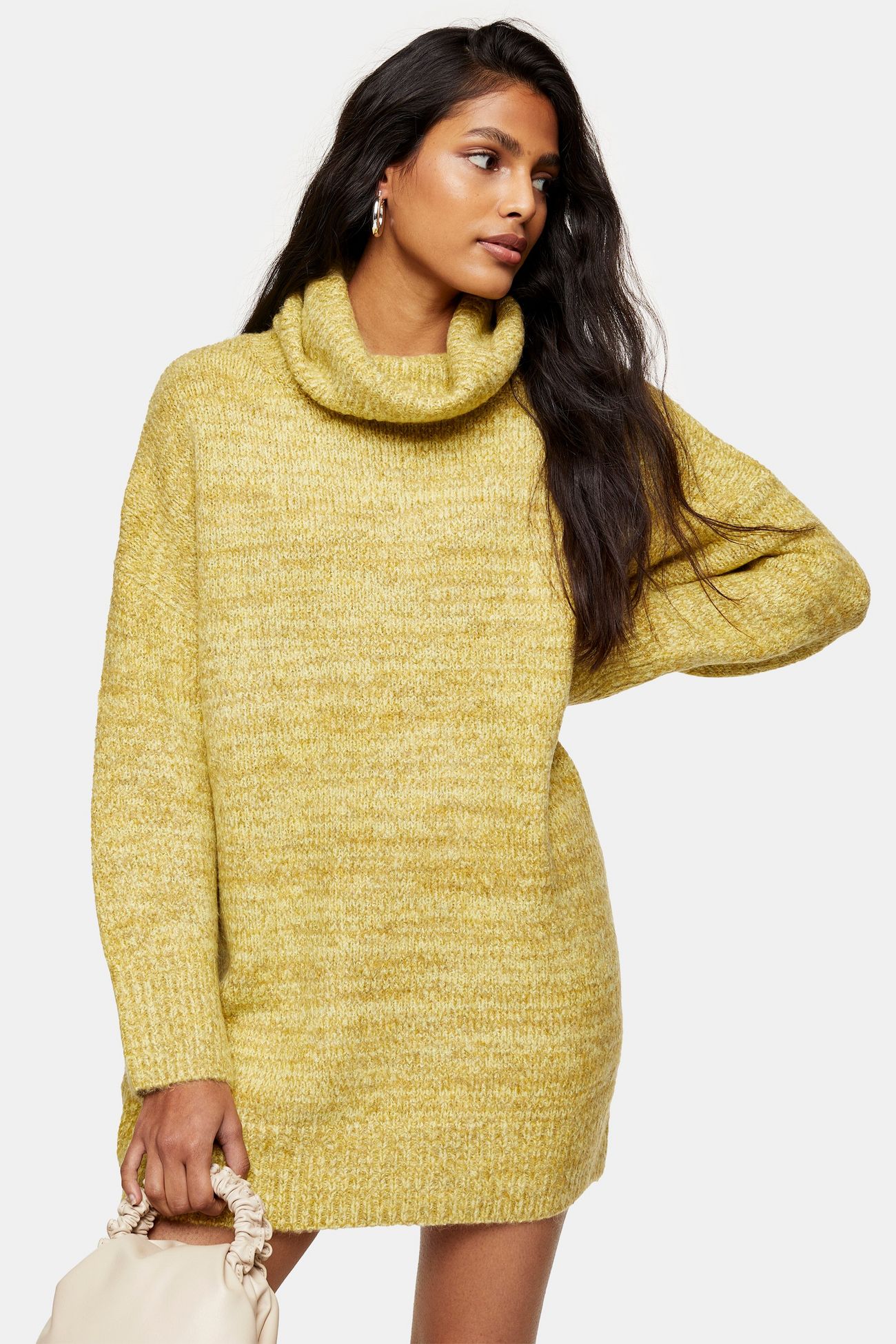 Roll neck sales oversized jumper dress
