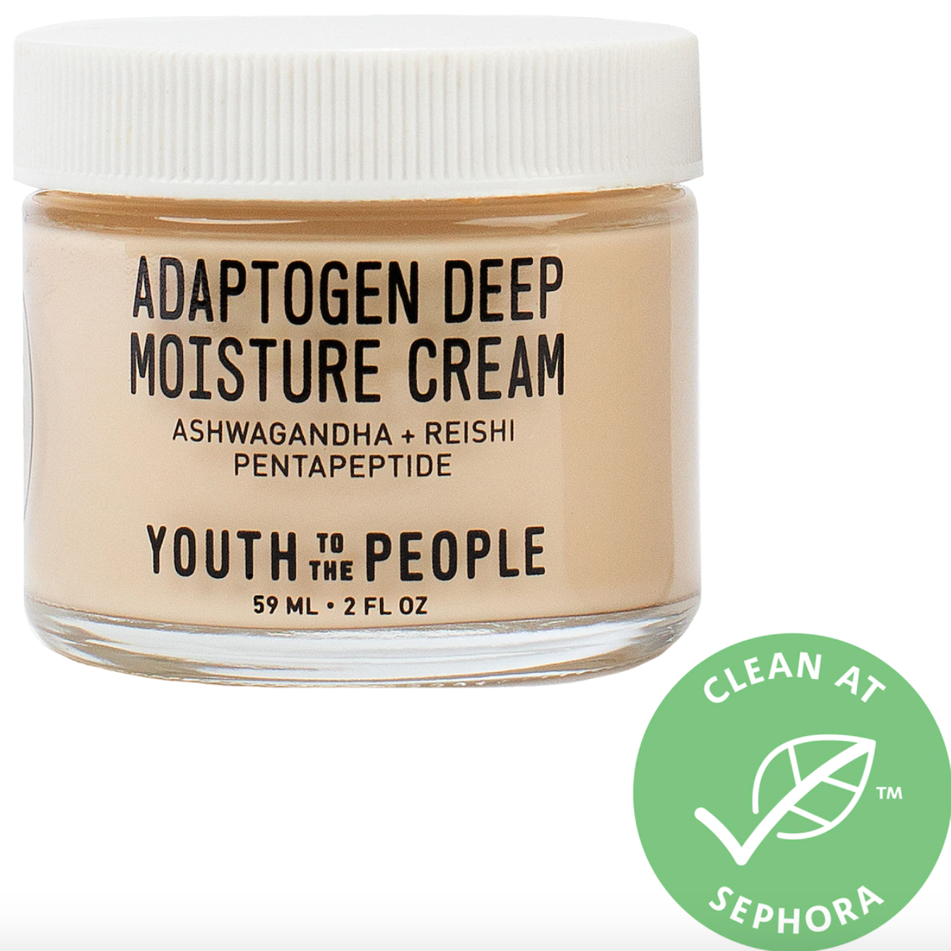 Youth To The People + Adaptogen Deep Moisture Cream with Ashwagandha
