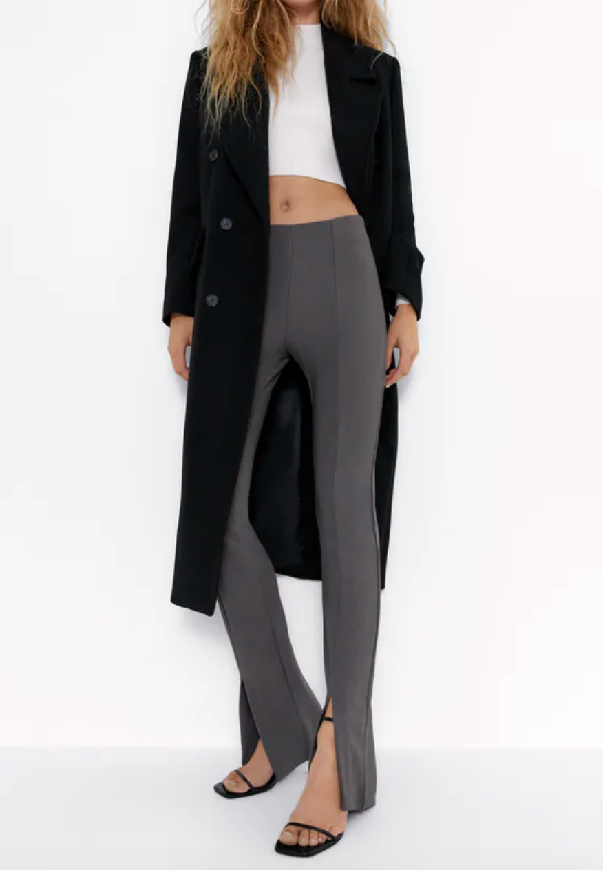 Ribbed Flared Leggings Zara Clothing