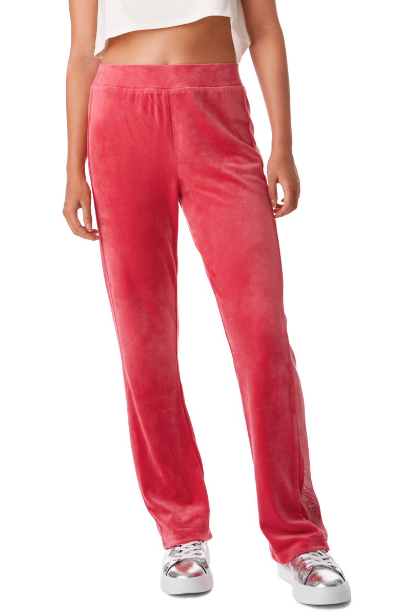 juicy couture og big bling velour track pants