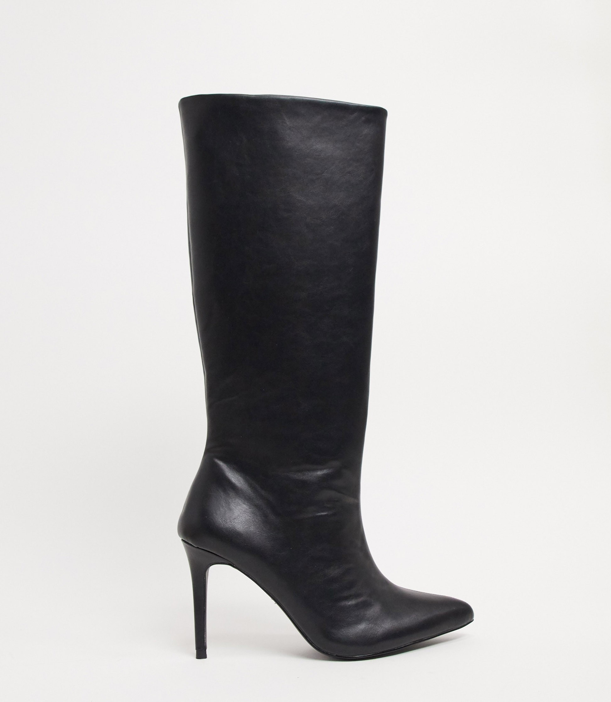 ASOS DESIGN + Wide Fit Claudia Knee High Boots