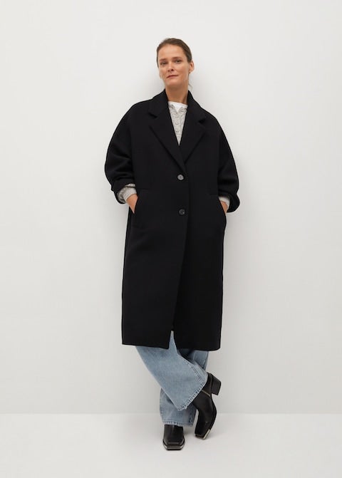 Mango + Oversize Wool Coat