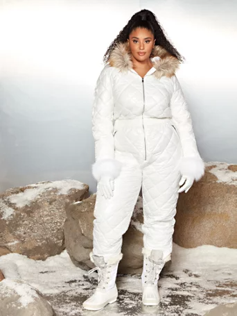 Garnerstyle x FTF + Aja Snowsuit with Fur Hood