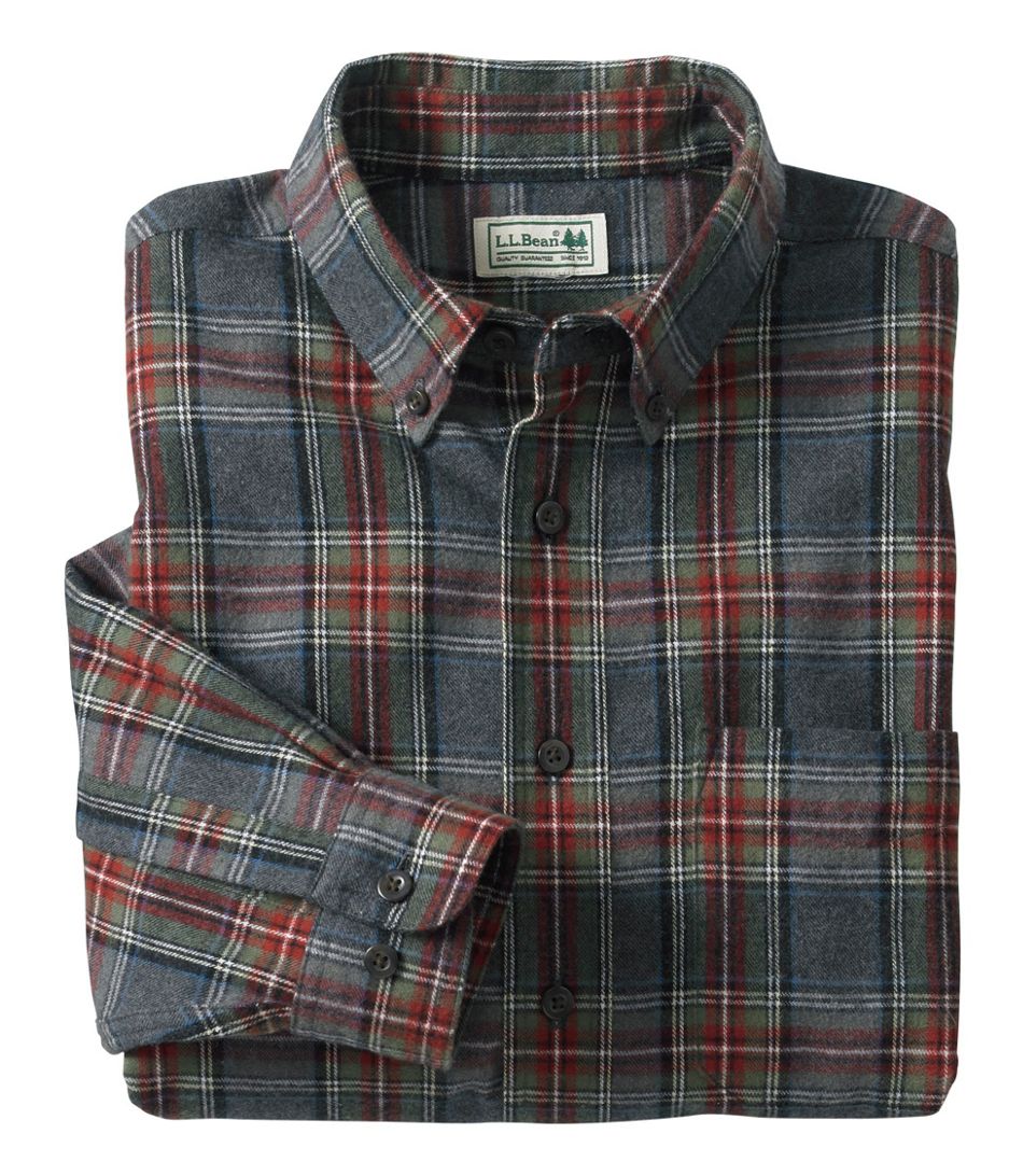 ll bean men's flannel shirts sale