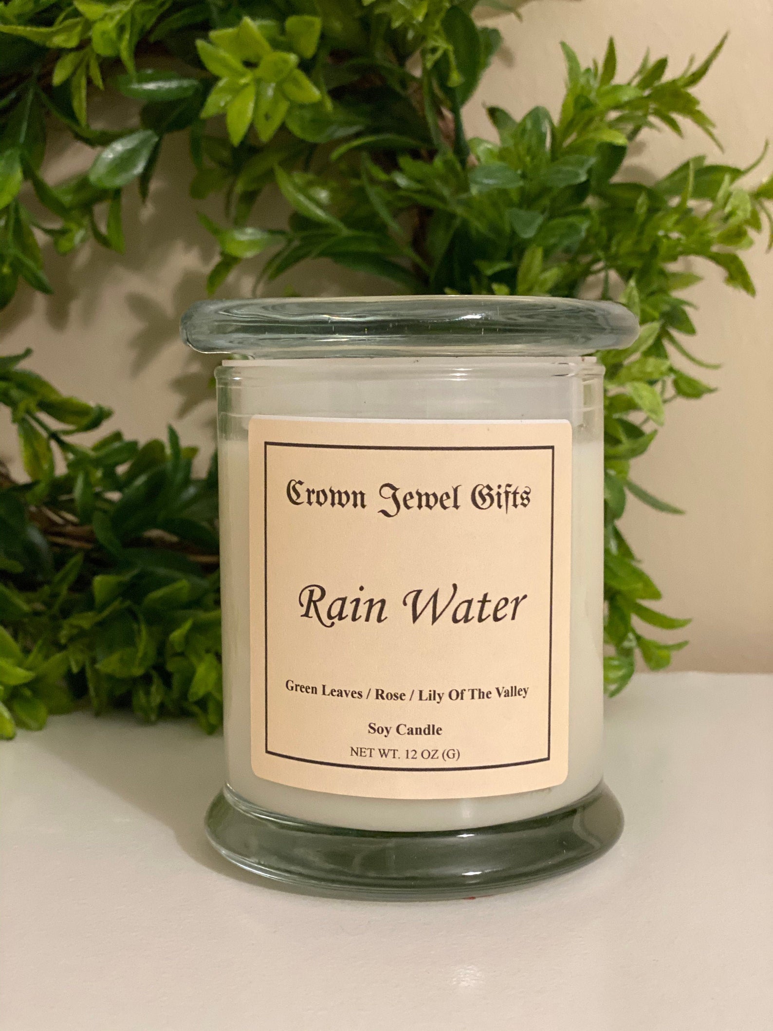 CrownJewelGifts + Rain Water Scented Candle