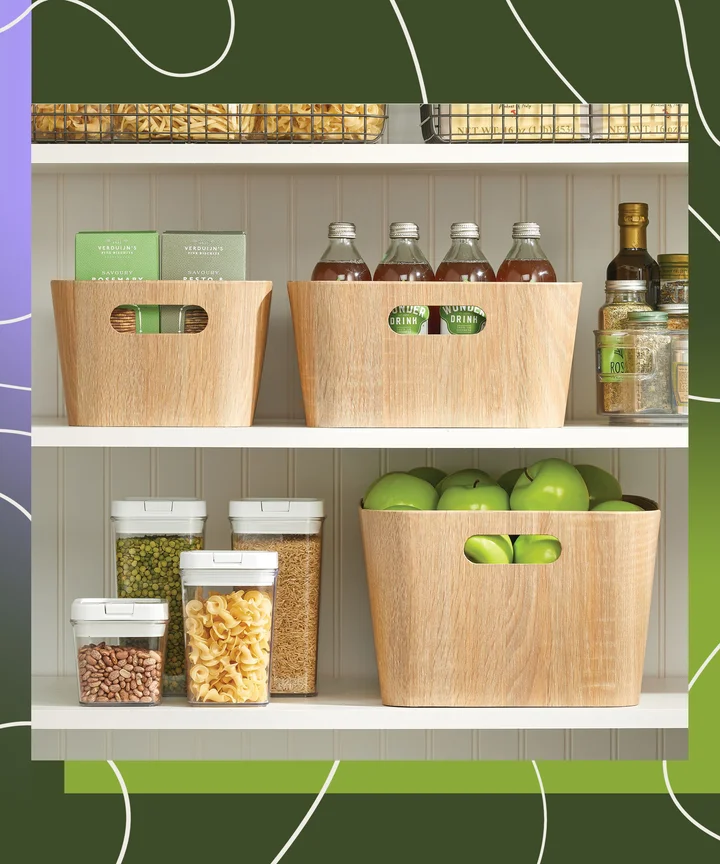 7-Cup Rectangular Glass Storage Container with Bamboo Lid | Crate & Barrel