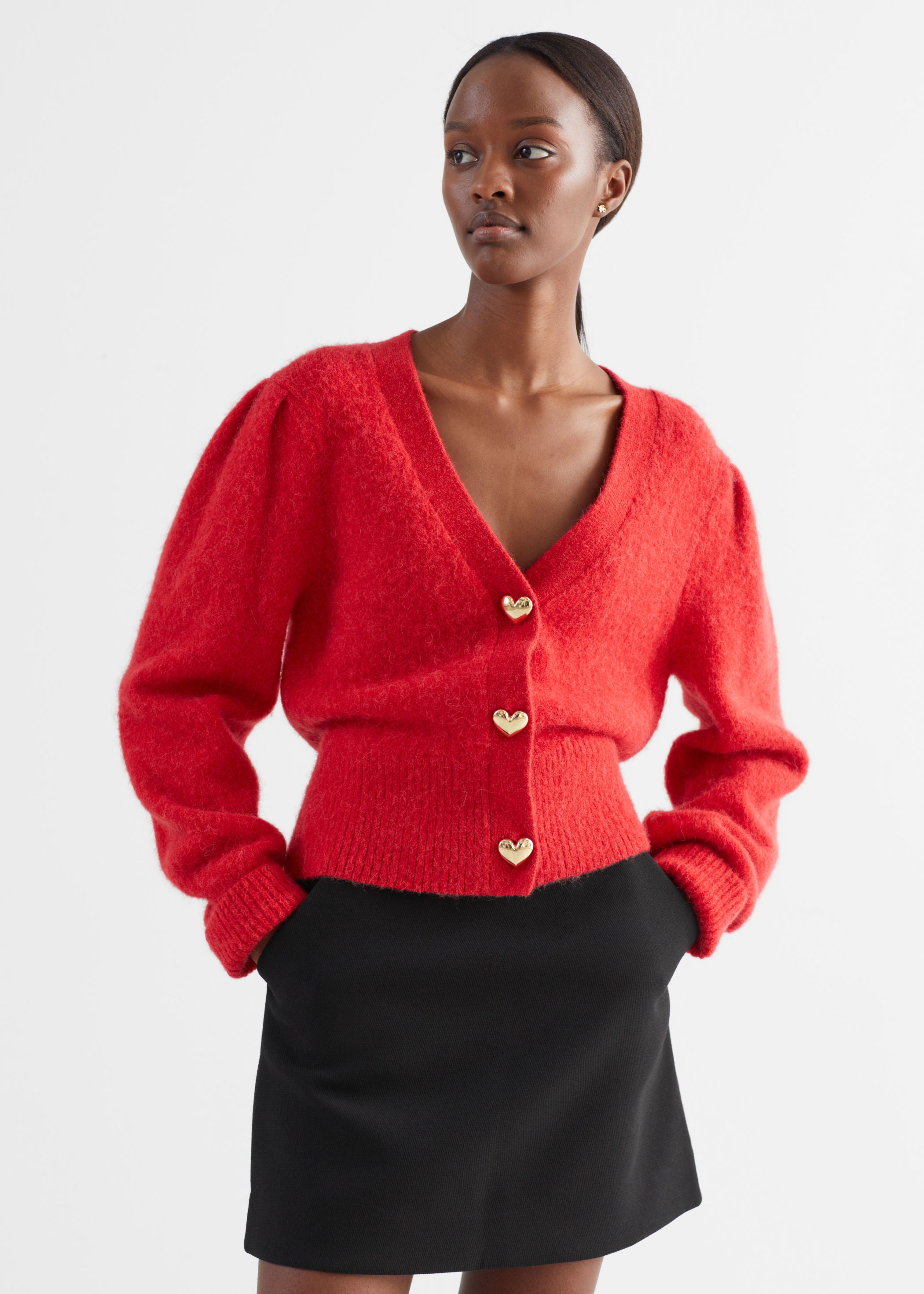 Cardigan clearance with hearts
