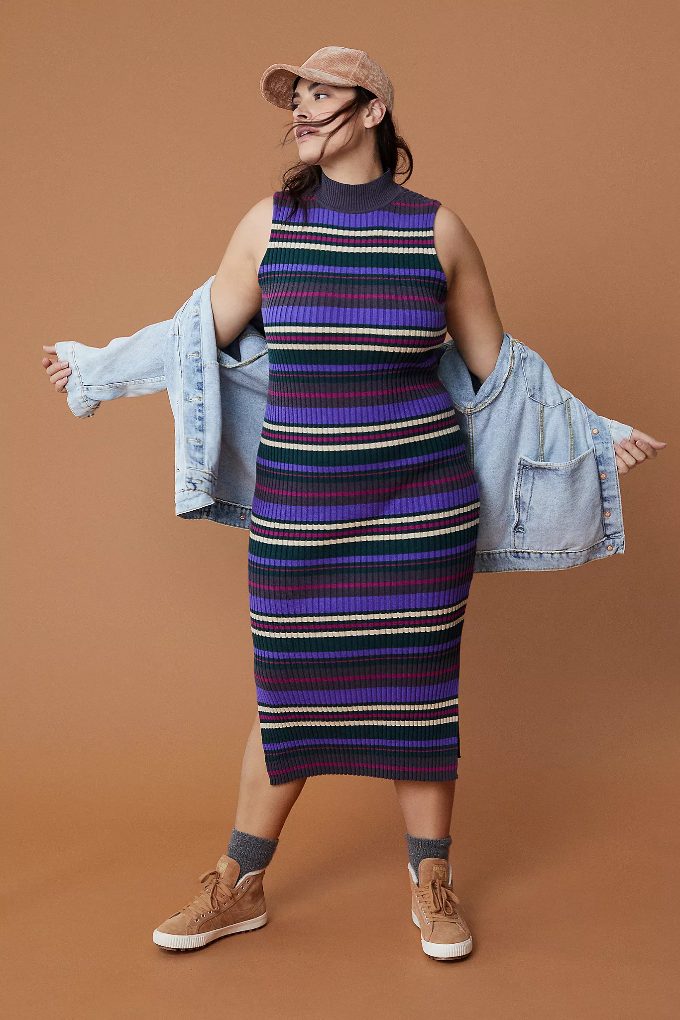 Coast jones spot midi dress deals