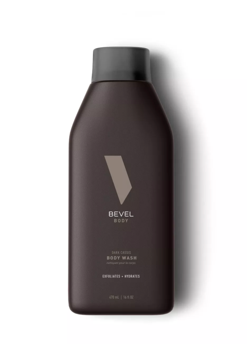 Bevel Natural + Bevel Natural Exfoliating Dark Cassis Body Cleanser