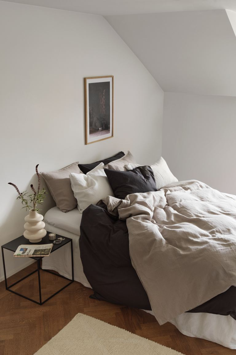 H&M Home + Washed Cotton Duvet Cover Set