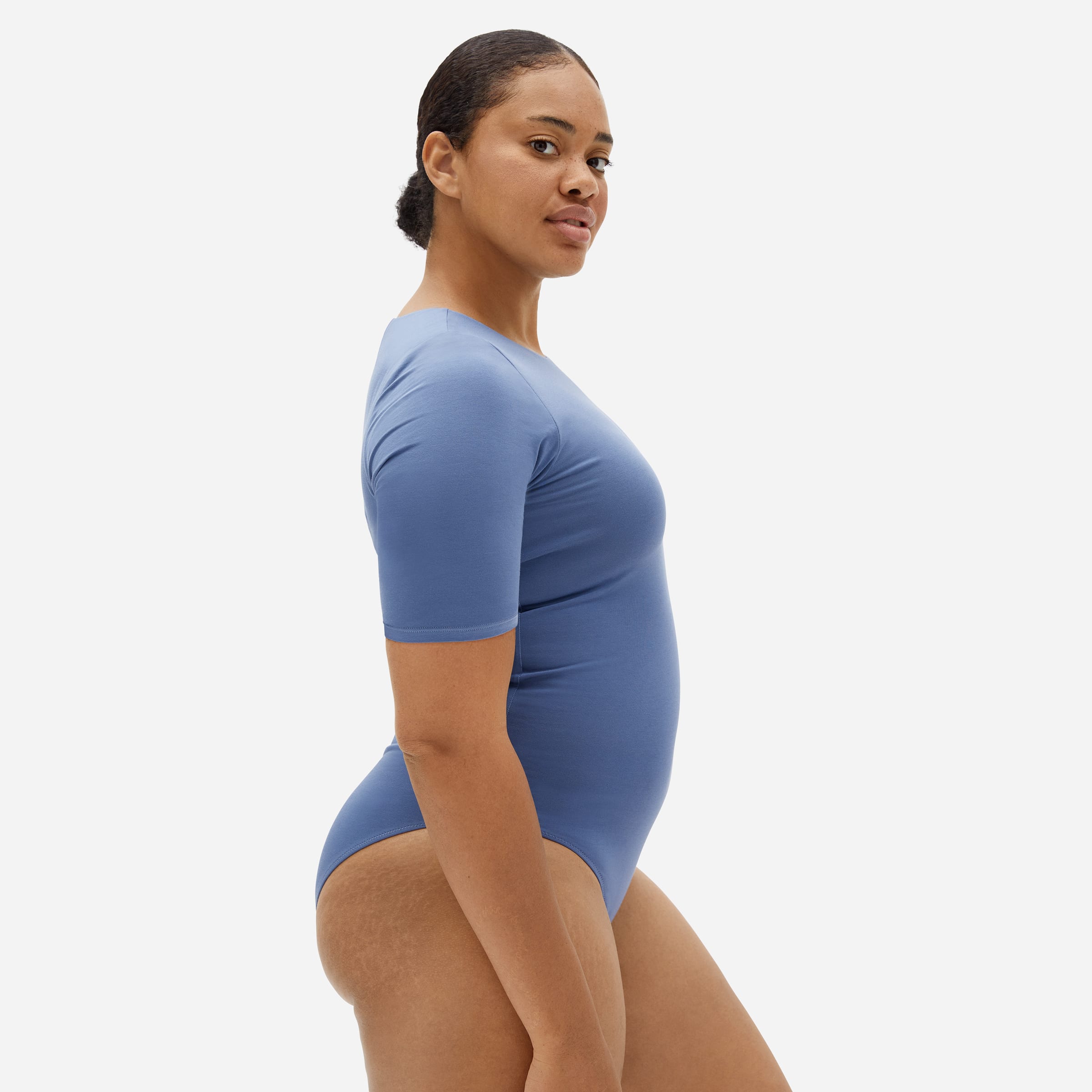 Everlane + The ShortSleeve Crew Neck Bodysuit