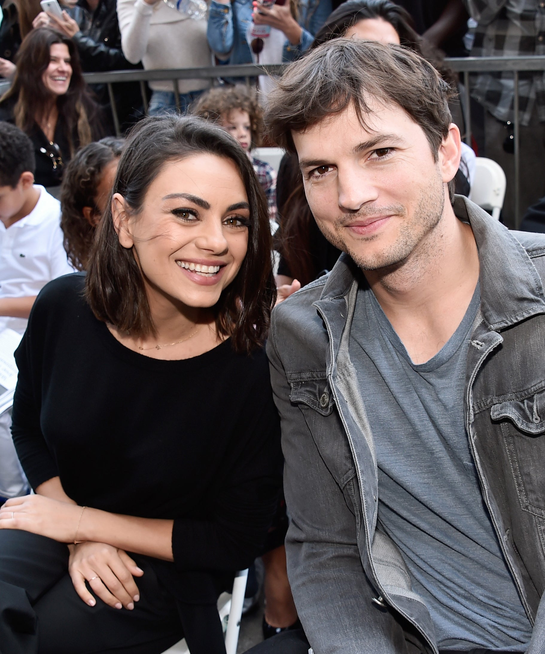 Mila Kunis and Ashton Kutcher On Bridgerton Sex Scenes