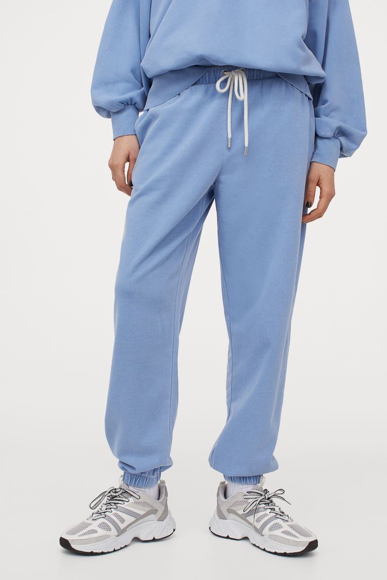 h&m cotton blend joggers