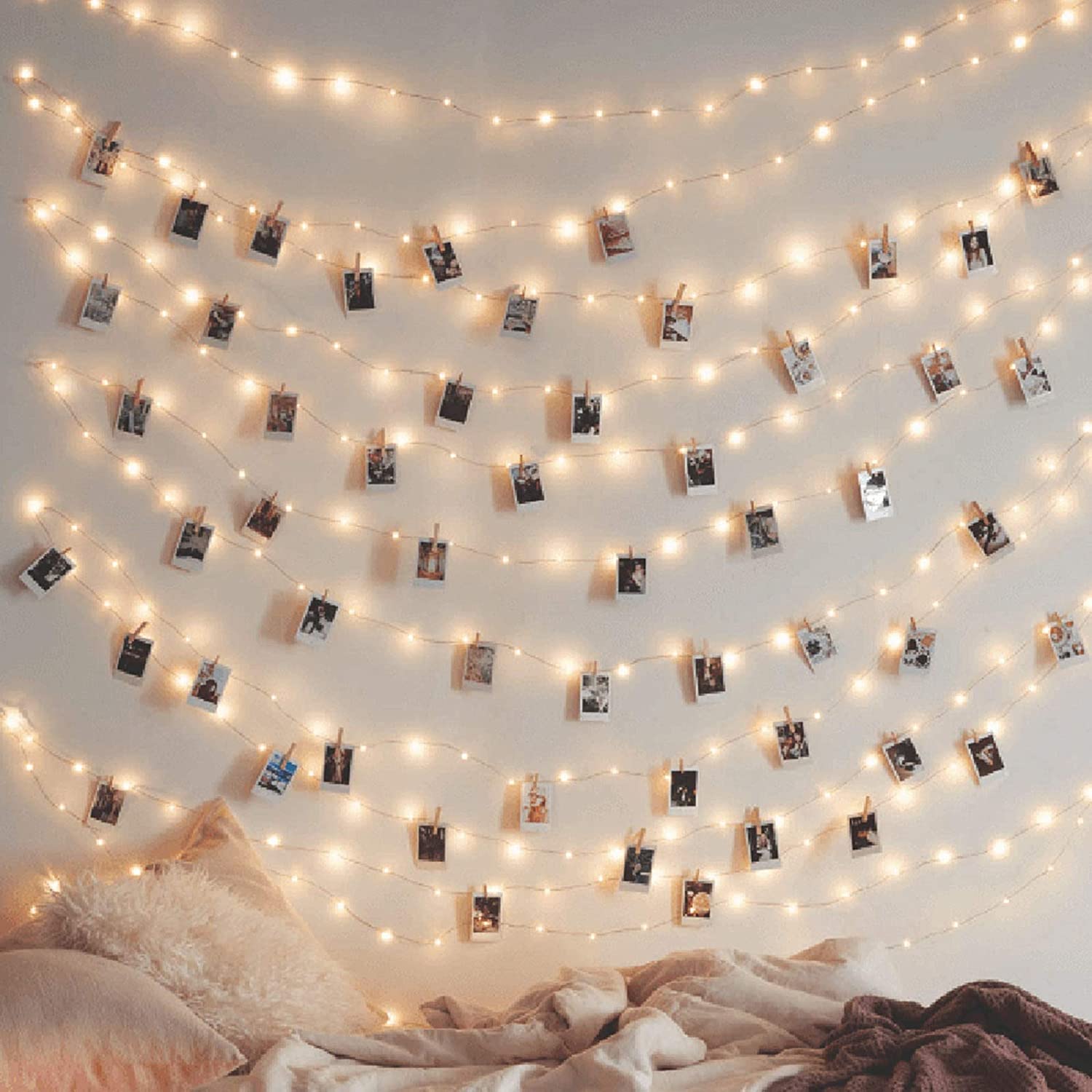 Twinkle Star Copper String Fairy Lights 200 LED 66 FT