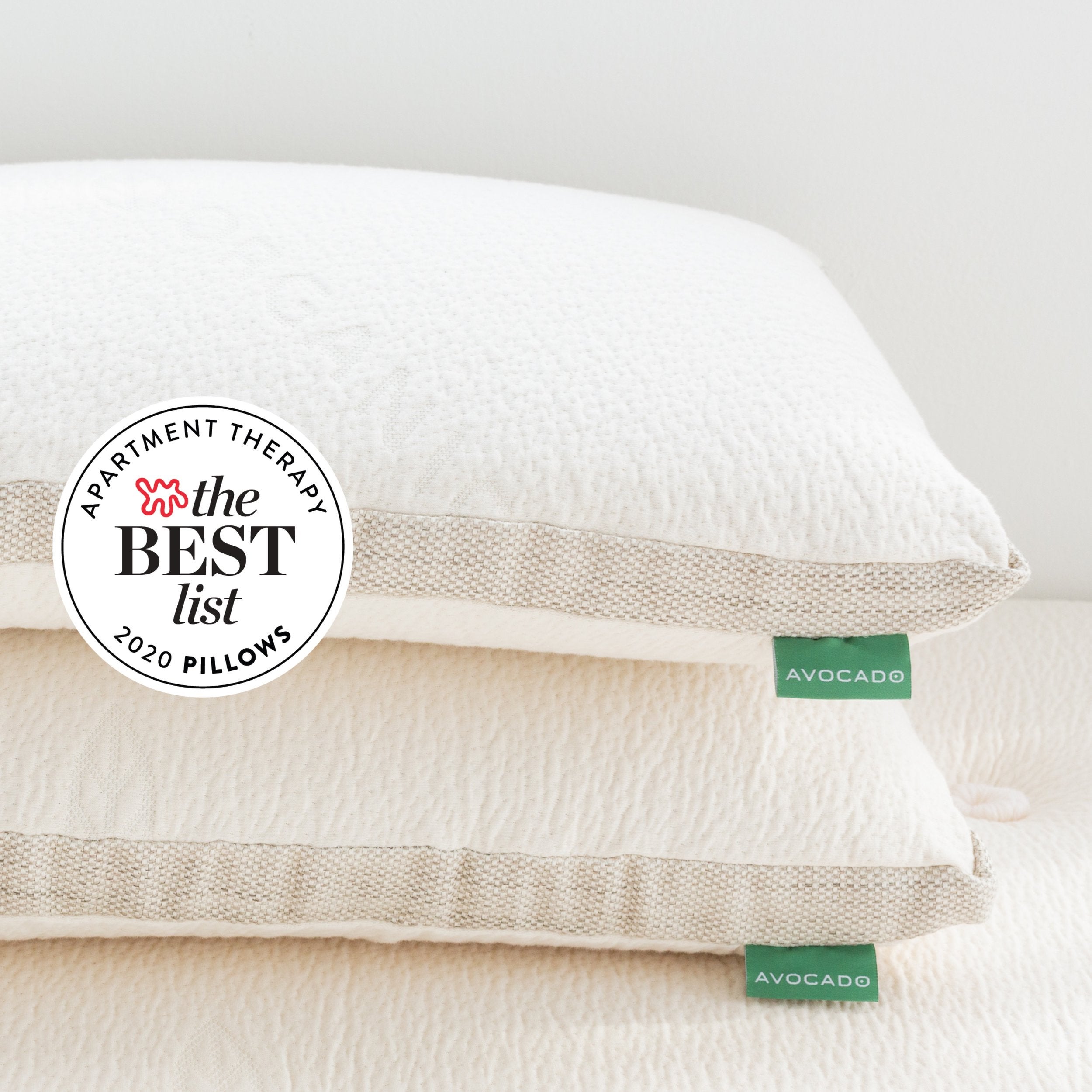 Avocado Green Mattress + Avocado Molded Latex Pillow